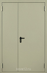 Металлическая дверь, образец Браво 1, наружная сторона